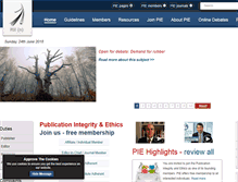 Tablet Screenshot of integrity-ethics.com